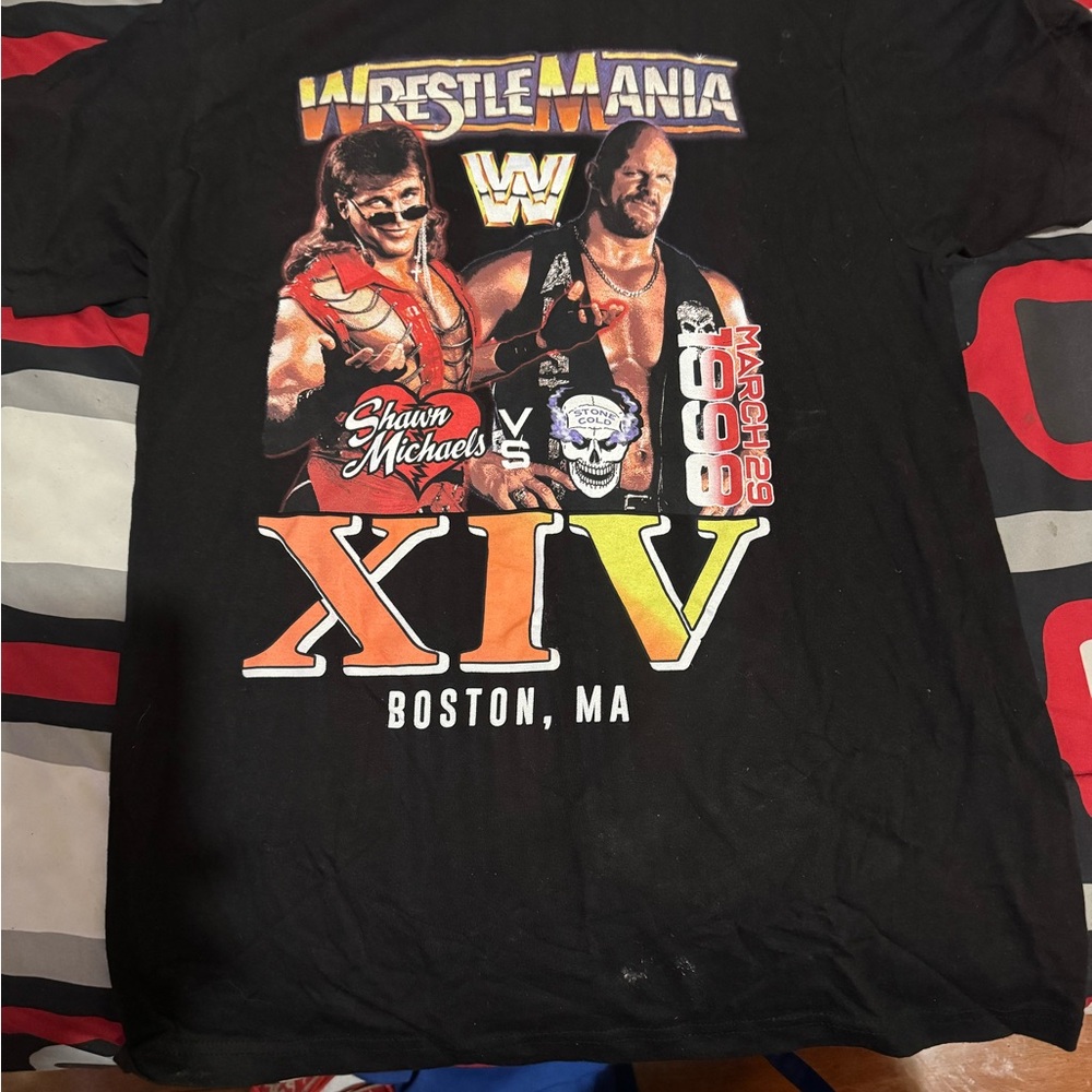 WrestleMania XIV Black Graphic T-Shirt